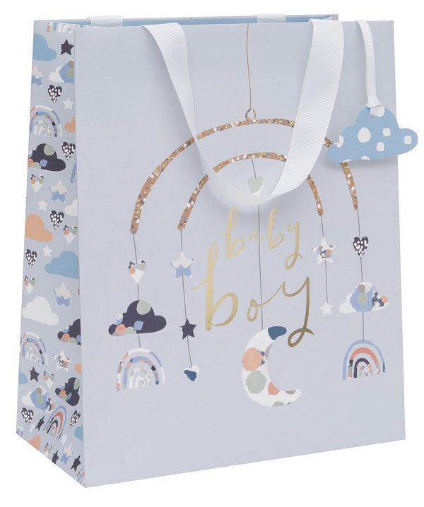 Blue Baby Boy Large Gift Bag