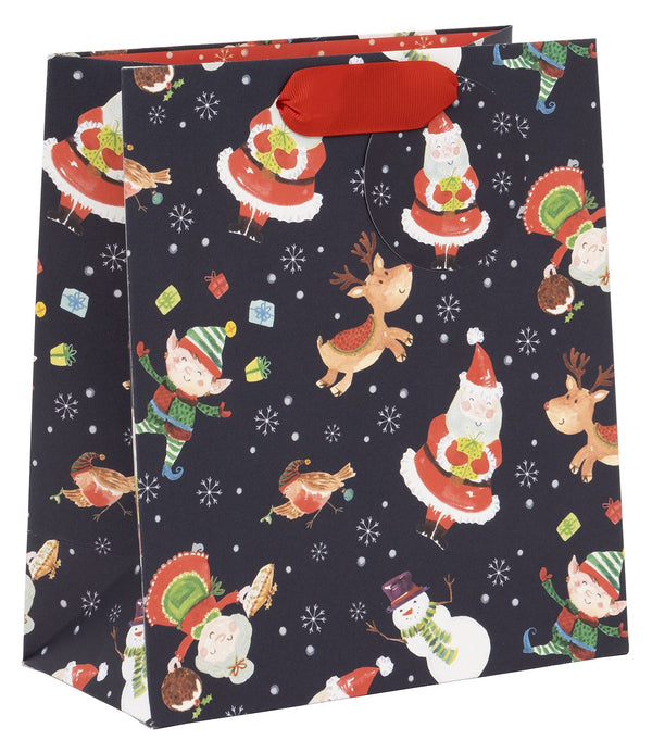 Santa's Workshop Medium Gift Bag
