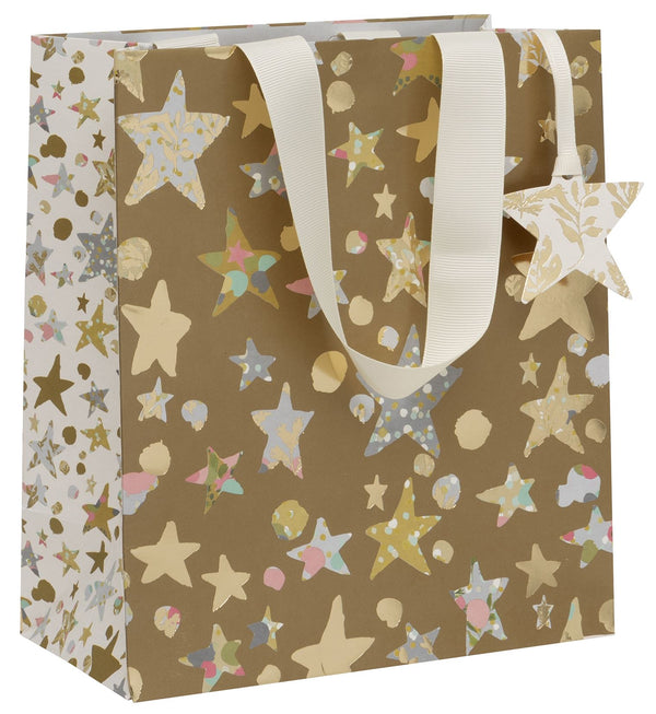 Golden Stars Medium Gift Bag