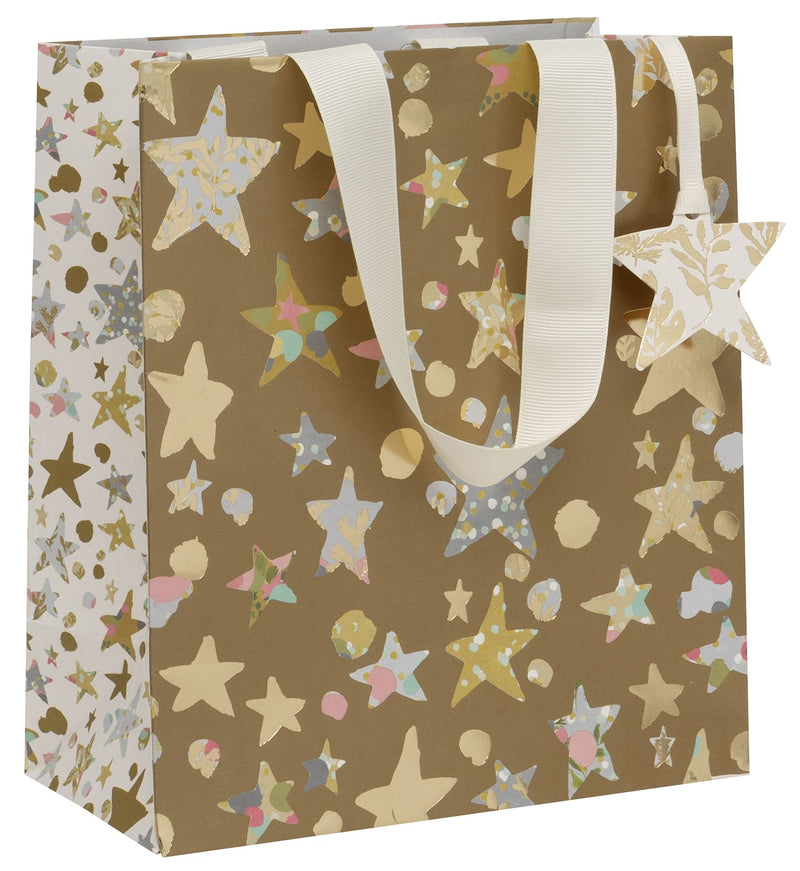 Golden Stars Medium Gift Bag
