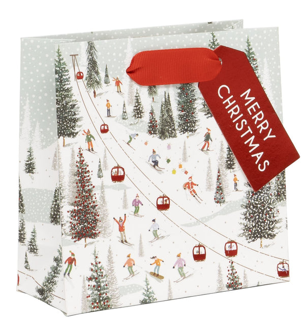 Christmas On The Piste Small Gift Bag