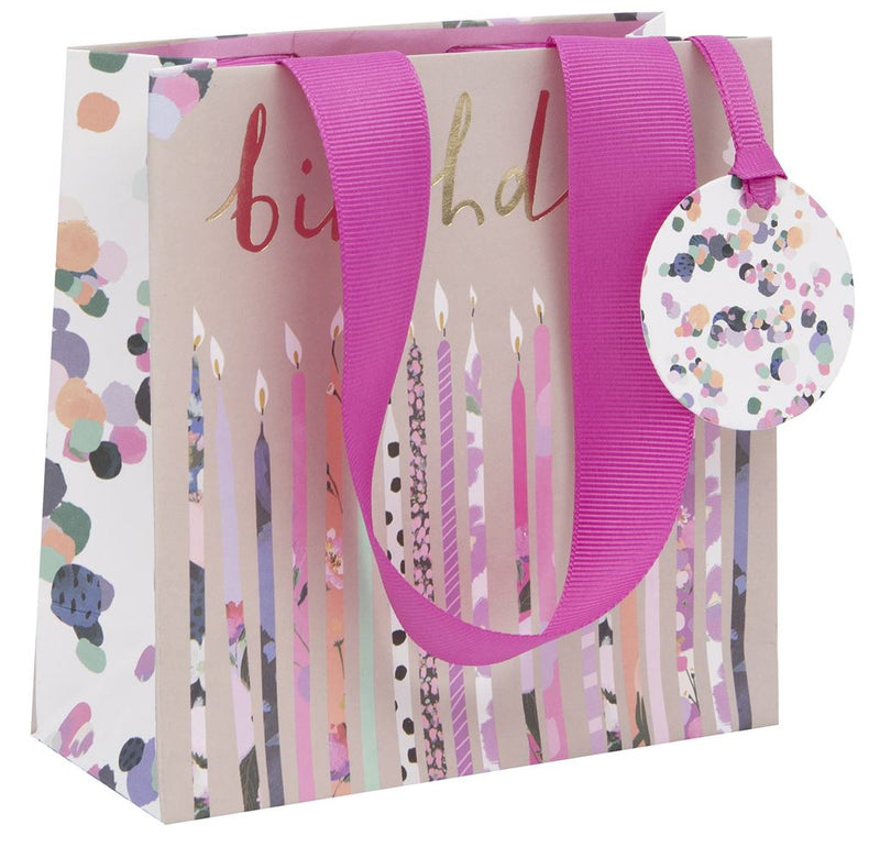Birthday Candles Small Gift Bag