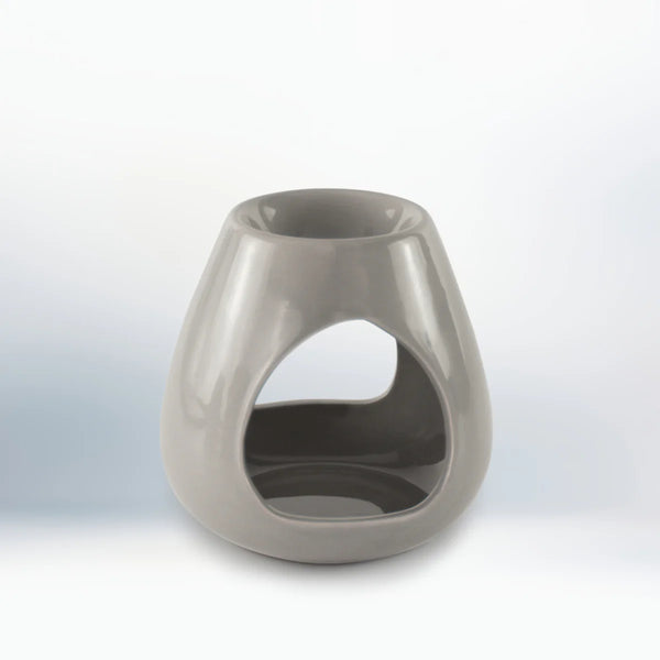 Grey Teardrop Wax Melt Burner
