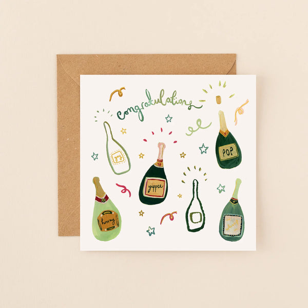 Bottles Congratulations Card