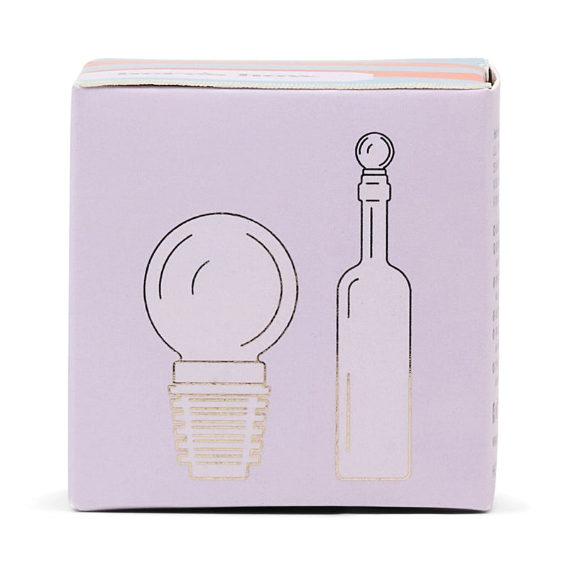 The Moony Glass Bottle Stopper - Lilac
