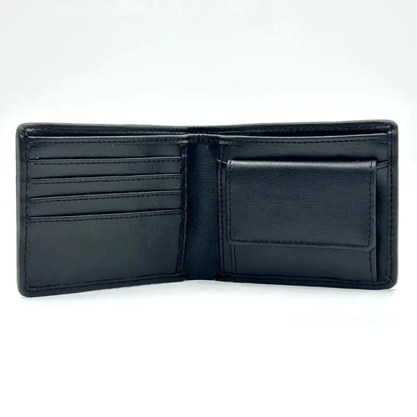Harris Tweed Bifold Coin Wallet - Blue