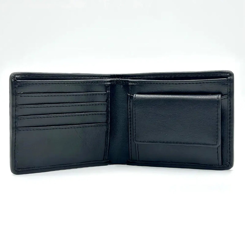 Harris Tweed Bifold Coin Wallet - Blue