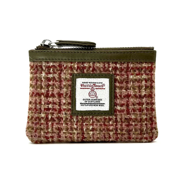 Harris Tweed Coin Purse - Maple
