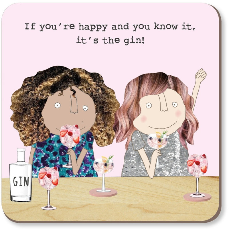 Happy Gin Coaster