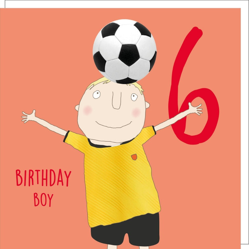 Birthday Boy Age 6 Card