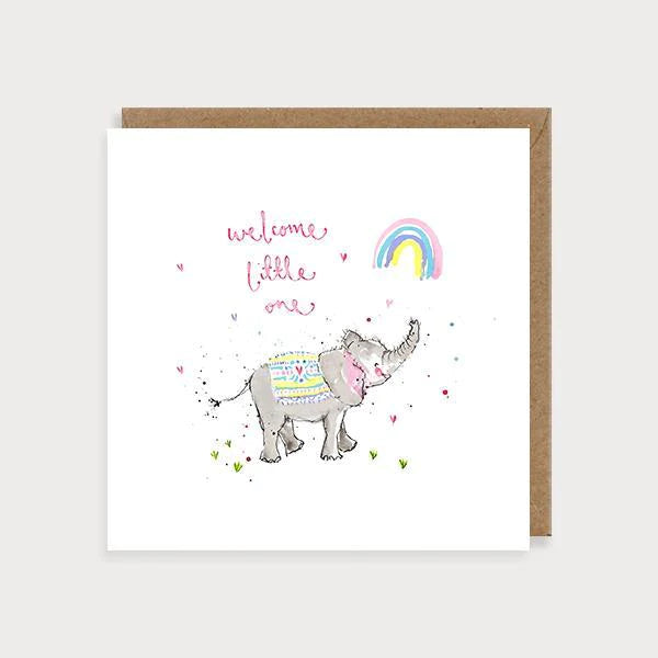 Little One Baby Elephant Card
