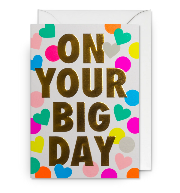 On Your Big Day Love Confetti Card