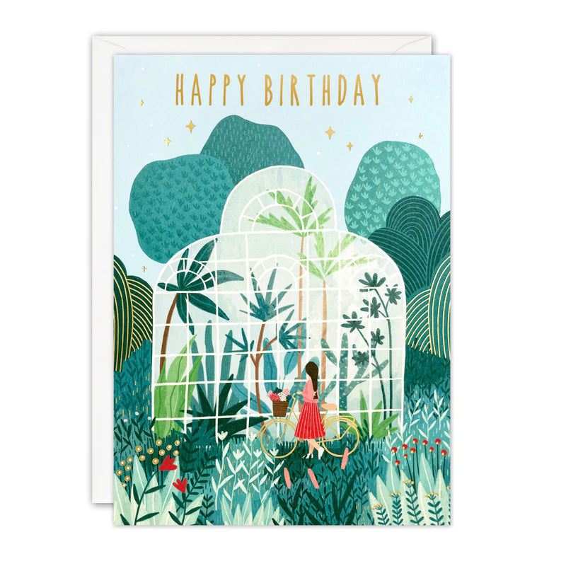 Greenhouse Happy Birthday Card