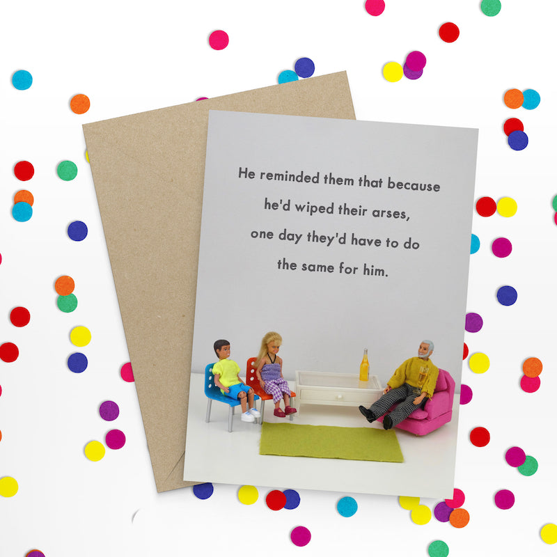Wipe Father's Day Card