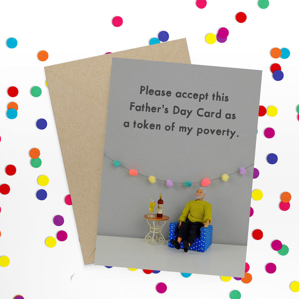 Poverty Father's Day Card