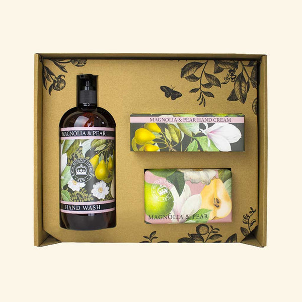 Magnolia and Pear Essential Hand Care Gift Box