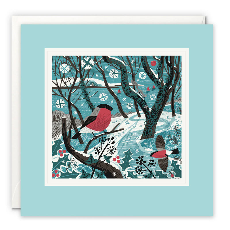 Stack Point Bullfinches Card