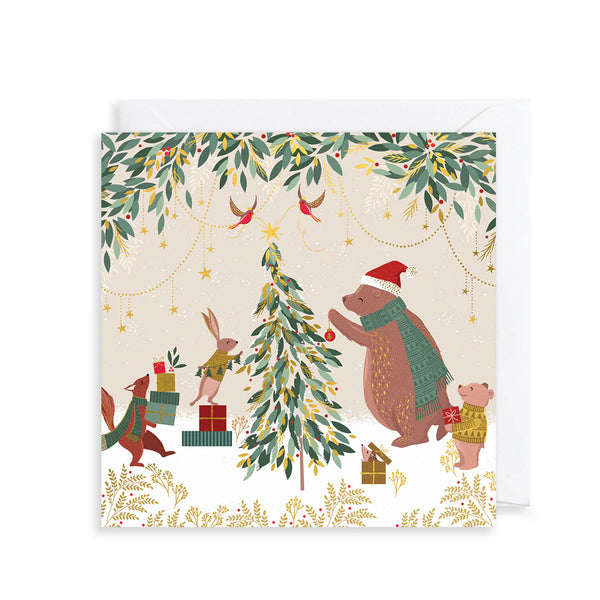 Woodland Tales Luxury Christmas Cards - Pack Of 8