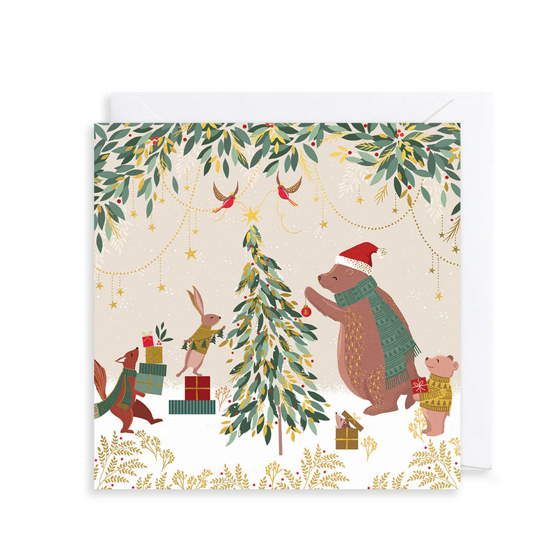 Woodland Tales Luxury Christmas Cards - Pack Of 8