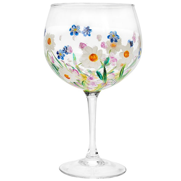 Dainty Daisy Gin Glass