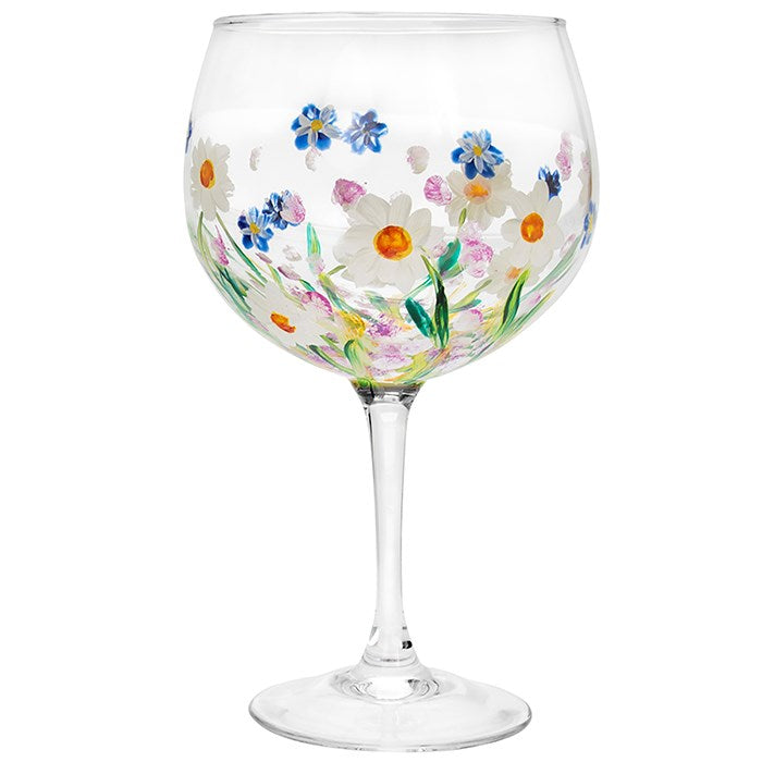 Dainty Daisy Gin Glass