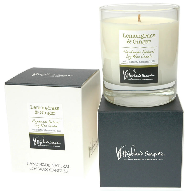 Lemongrass & Ginger Soya Wax Candle