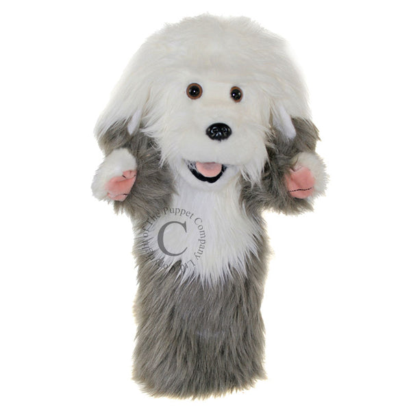 Old English Sheepdog Hand Puppet