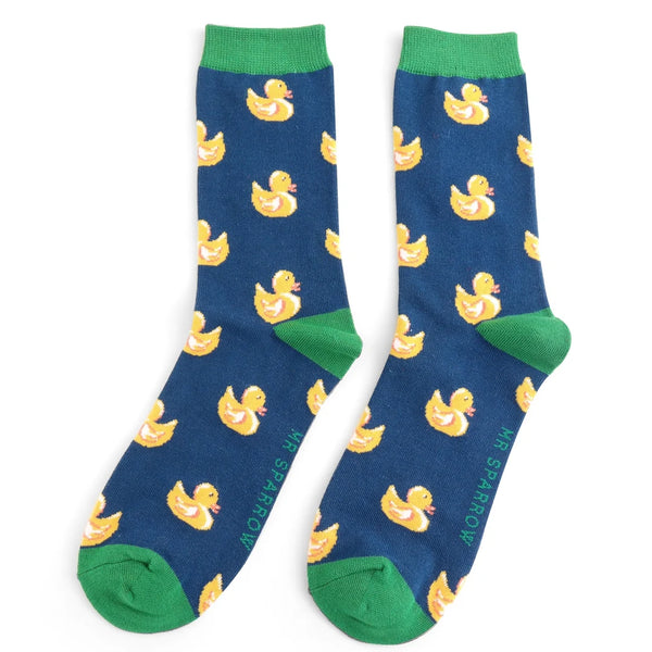 Rubber Duck Socks - Navy