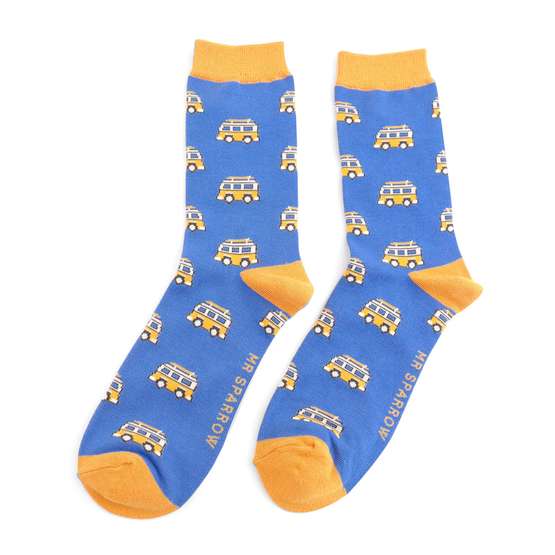 Camper Van Socks - Royal