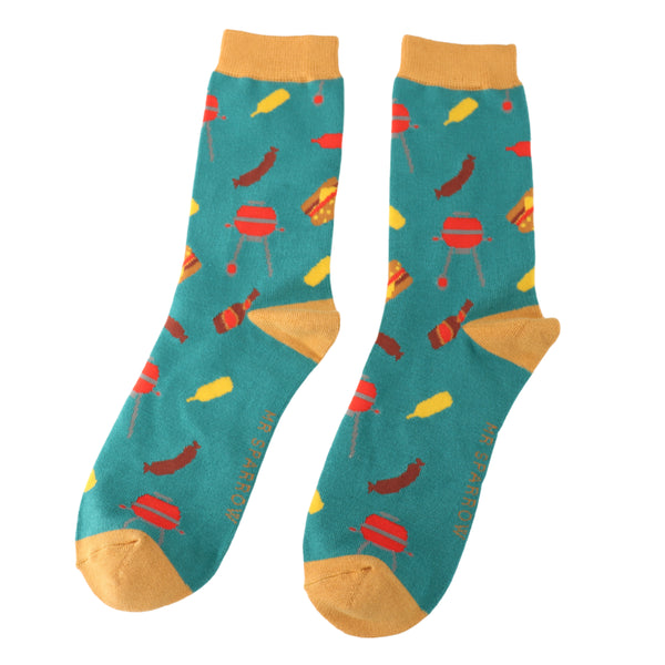 BBQ Socks - Teal