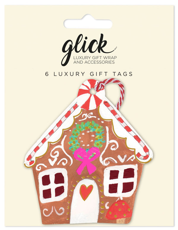 Gingerbread House Gift Tags - Pack Of 6