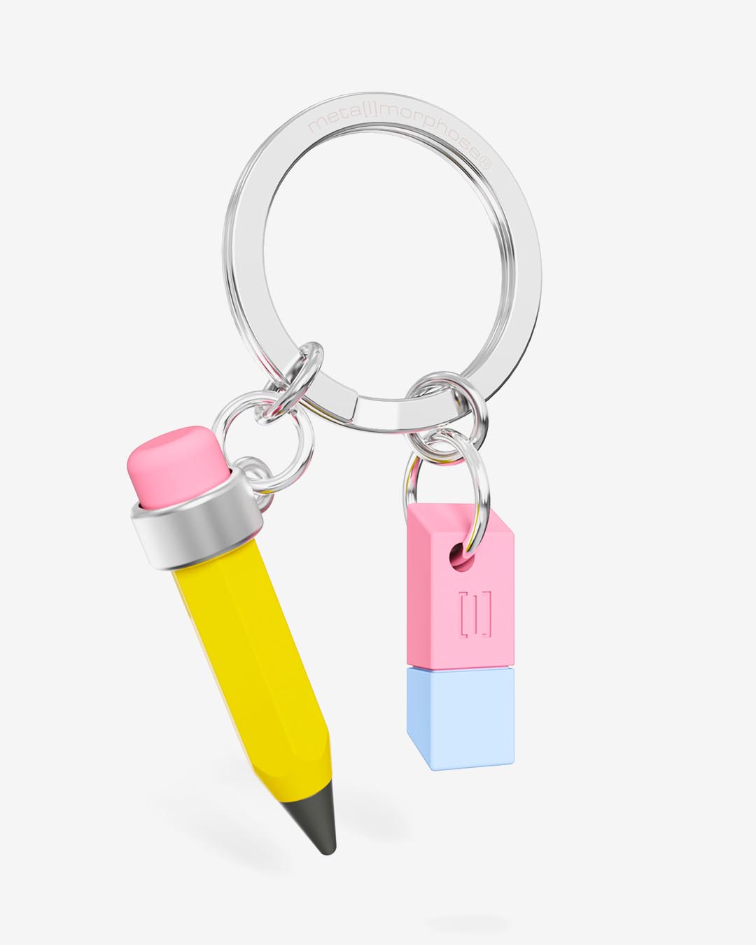 Pencil & Rubber Keyring – Gibsons of Haddington