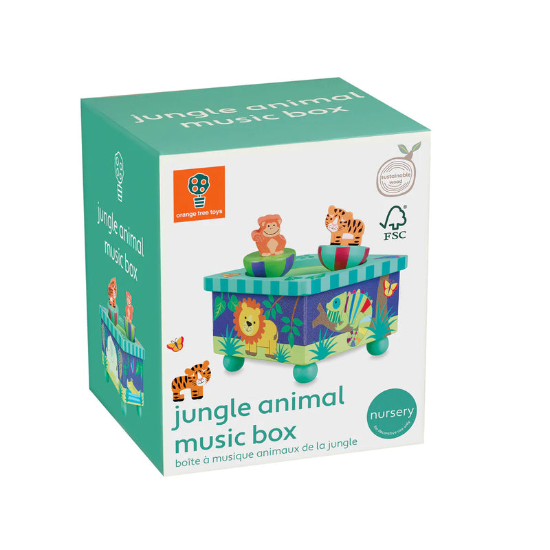 Jungle Animals Music Box