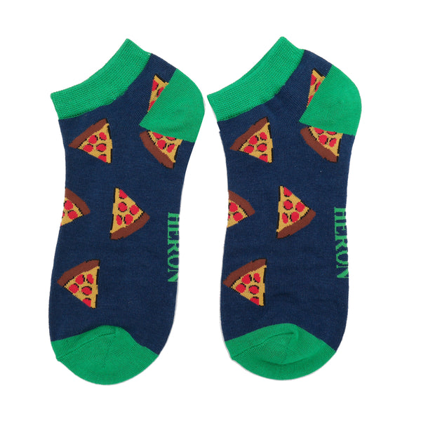 Pizza Trainer Socks - Navy
