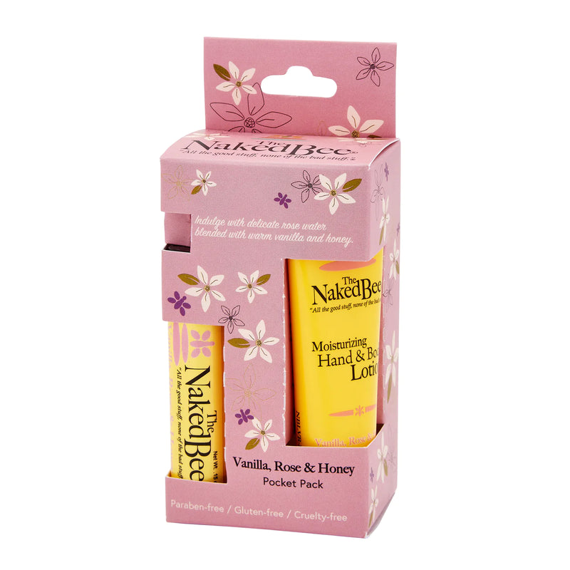 Vanilla, Rose & Honey Pocket Pack