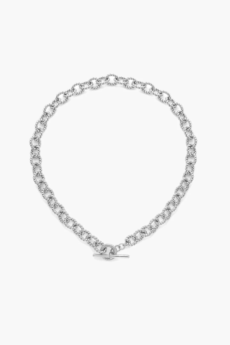 Twist Necklace Silver