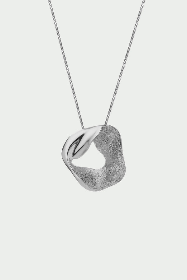 Wave Necklace - Silver