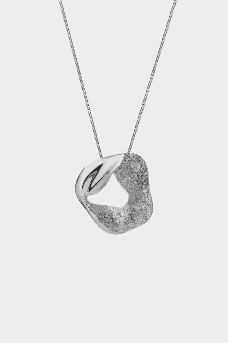Wave Necklace - Silver