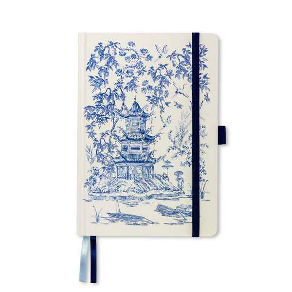 A5 Toile De Jouy Hardback Notebook