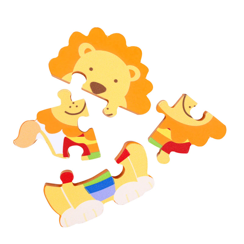 Lion Wooden Mini Puzzle