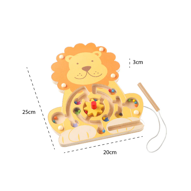 Lion Magnetic Maze