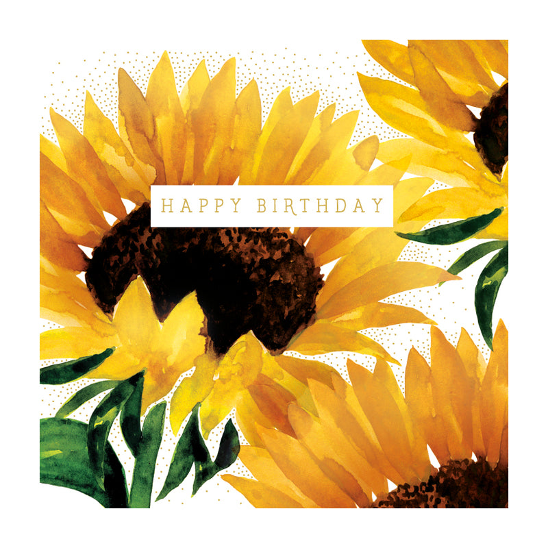 Sunflowers Birthday Card