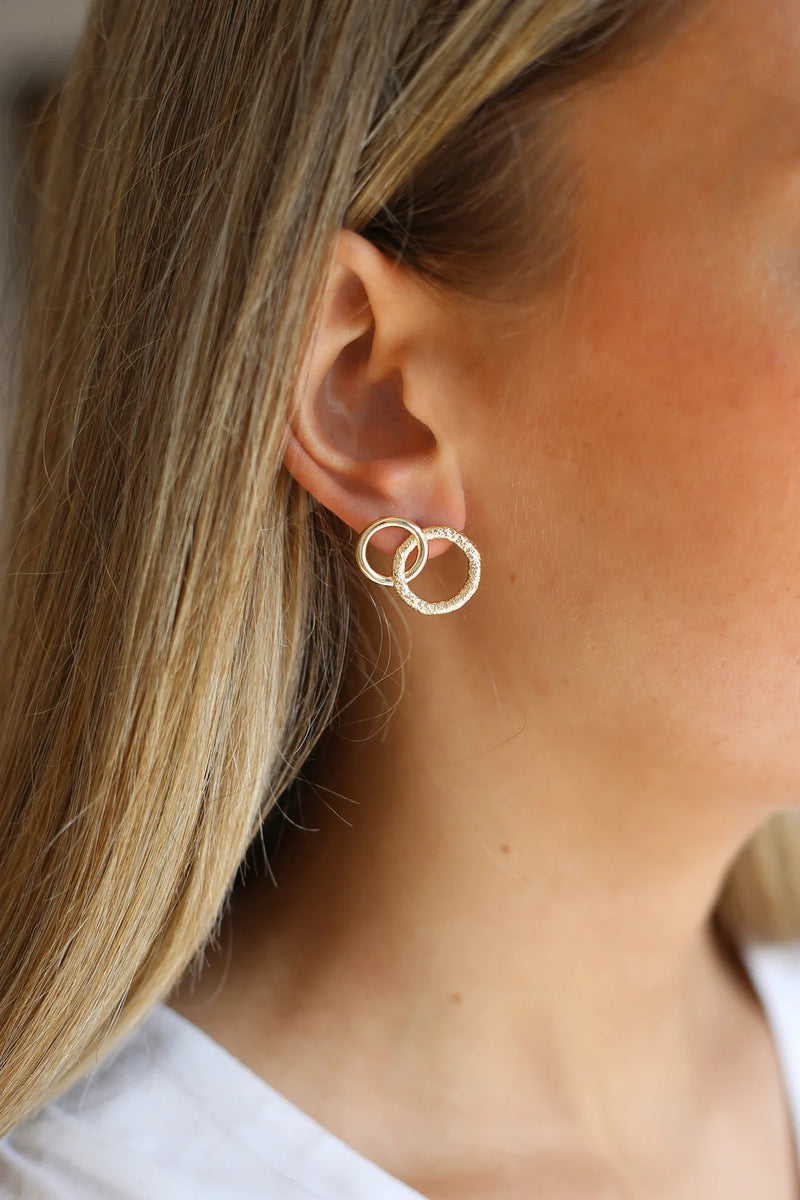 Pose Earrings- Gold