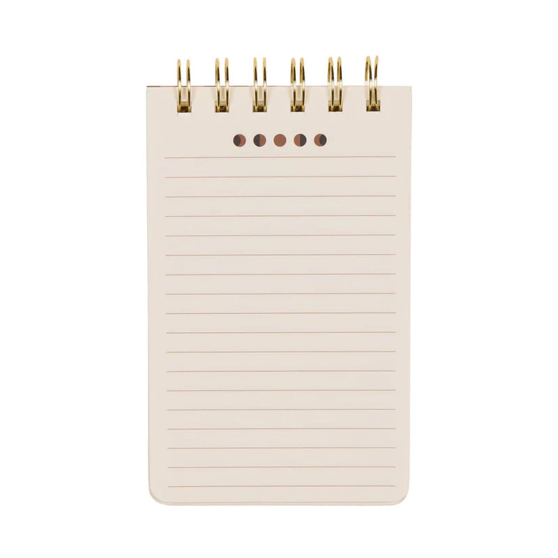 Twin Wire Notepad - Moon Phases