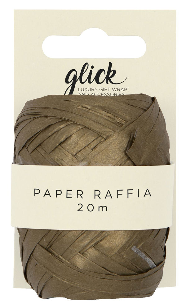 Metallic Gold Paper Raffia