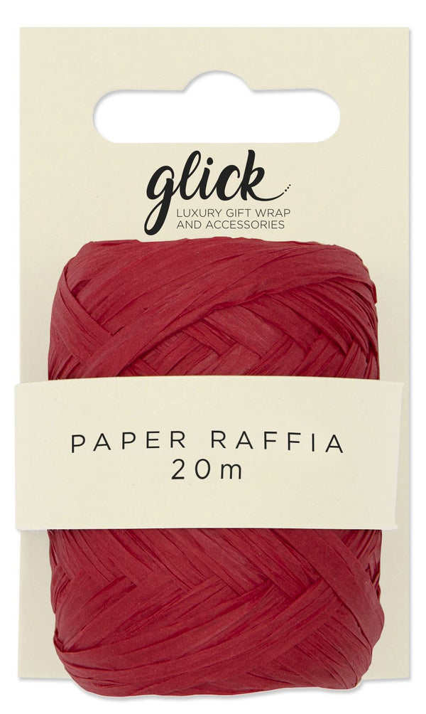 Red Paper Raffia