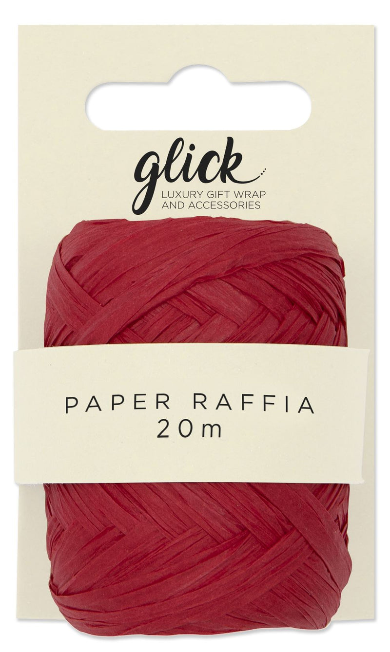 Red Paper Raffia