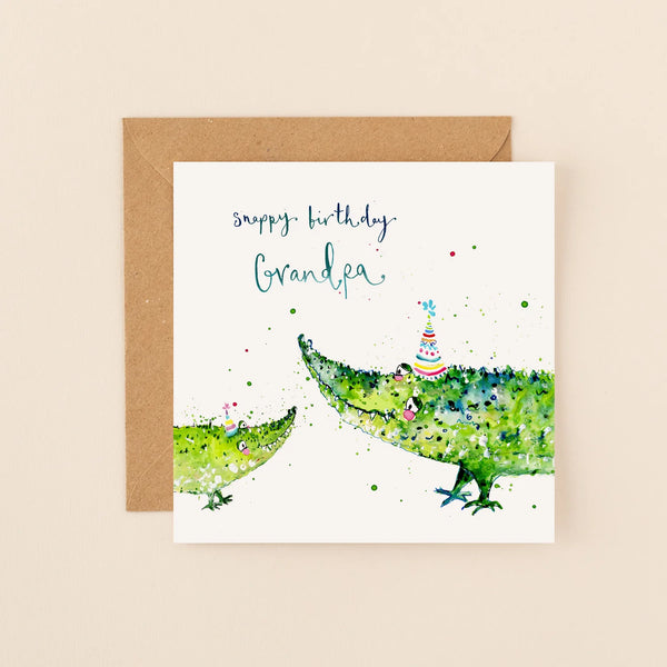 Snappy Birthday Grandpa Card