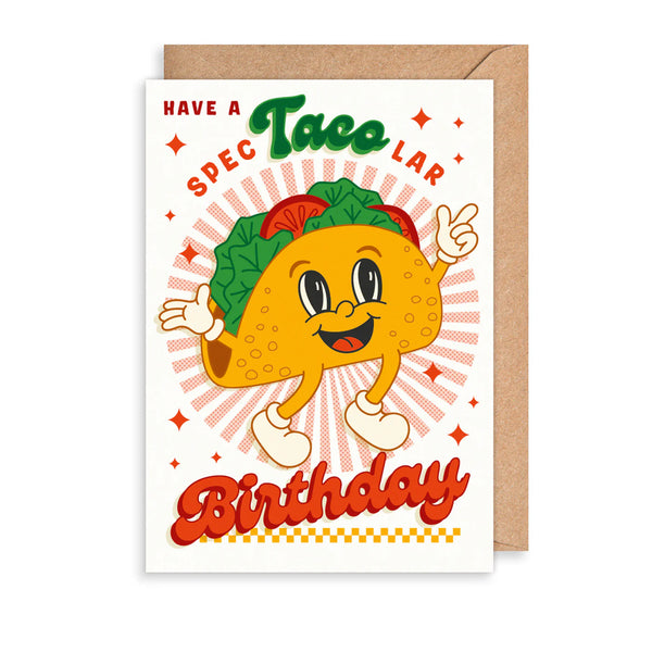 Spec-Taco-Lar Birthday Card