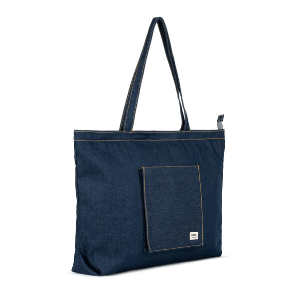Portobello Tote Bag - Denim Dark Wash